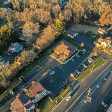 Commercial Building Drone Photograph