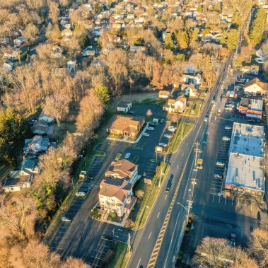 Commercial Building Drone Photograph