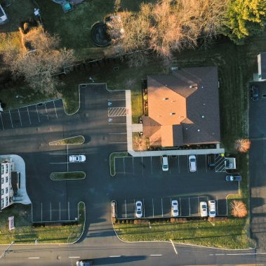 Commercial Building Drone Photograph