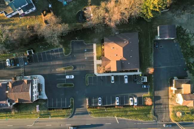 Commercial Building Drone Photograph
