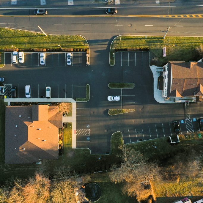 Commercial Real Estate Drone Photo