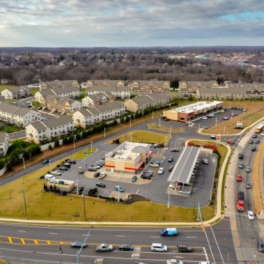 Commercial Building Drone Photograph