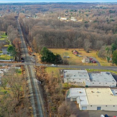 Commercial Building Drone Photograph