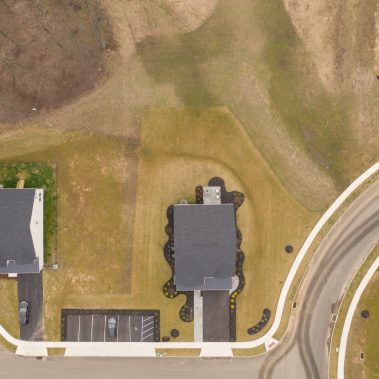 house drone photograp