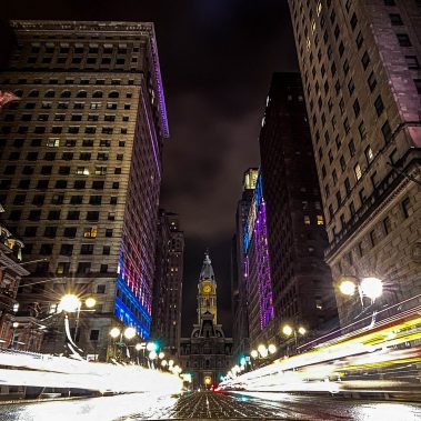 Edited Image of City Hall in Philadelphia